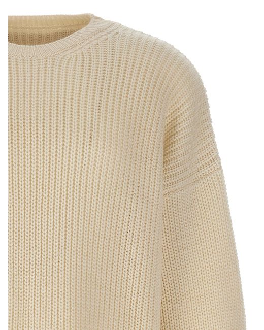 MM6 by Maison Martin Margiela White Shirt Insert Sweater for men