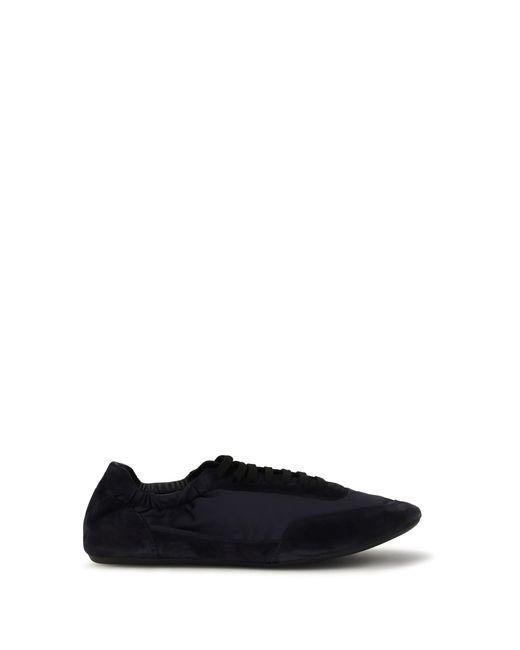 Prada Black Sneakers Collapse Re-Nylon Rubber (Sole) Lace-Up Shoes for men