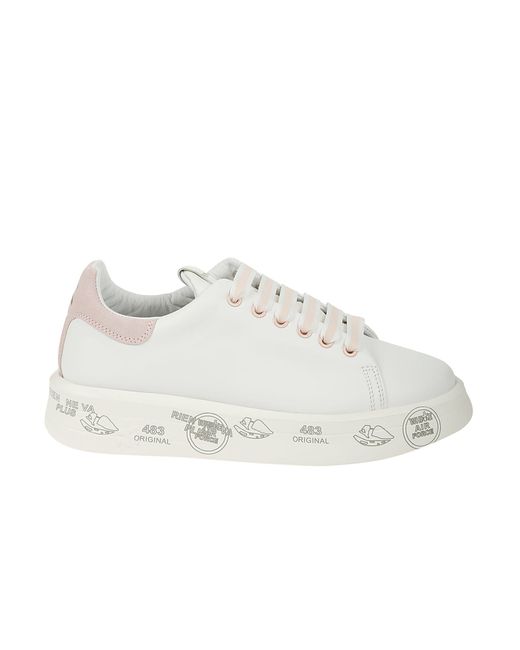 Premiata Leather Belle in White | Lyst