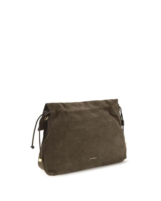 Coccinelle Brown Medium Lidia Shoulder Bag Calf Leather Bos Taurus