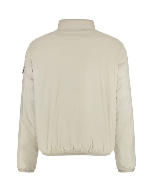Moncler Natural Short Padded Jacket Breezes Polyamide Raincoats for men
