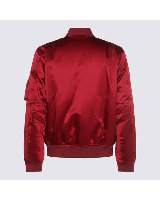 Gucci Red Rosso Ancora Bomber for men