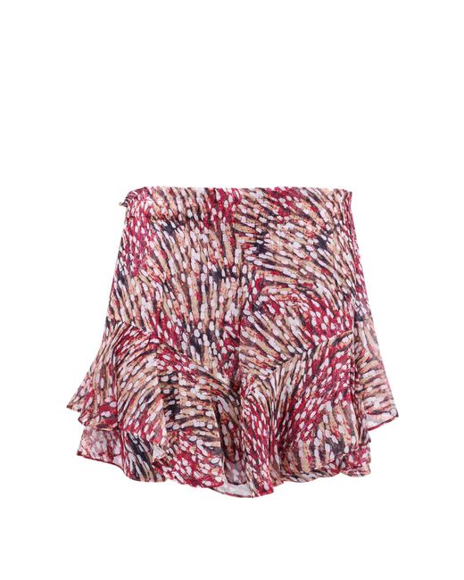 Isabel Marant Red Sornel Shorts