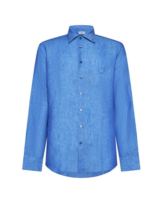 Etro Blue Shirt for men