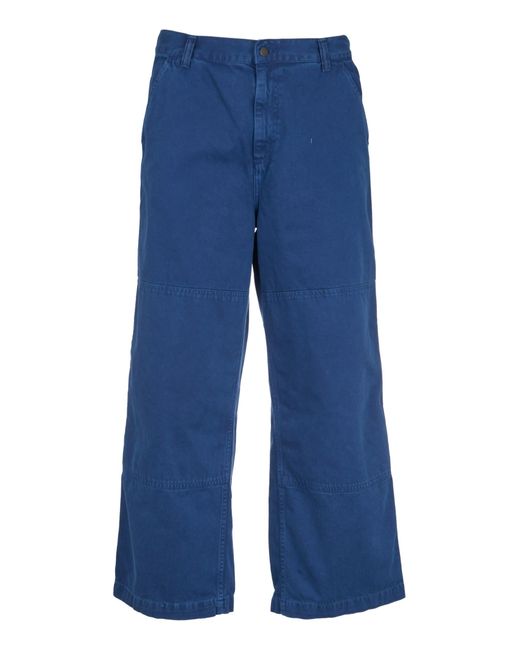 Carhartt Blue Garrison Trousers for men