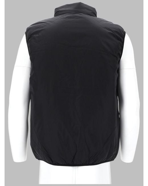 Aspesi Black Sleeveless Waistcoat Jil Waistcoats & Gilets for men