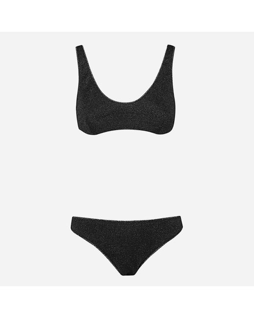 Oseree Black Lumière Sporty Bikini Beachwear