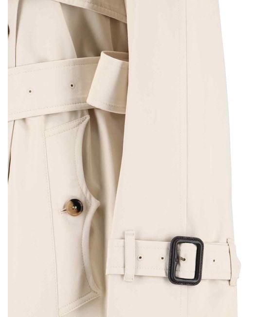 Burberry Natural Fitzrovia Double-Breasted Trench Coat
