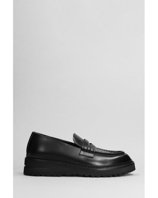 Giorgio Armani Black Loafers for men