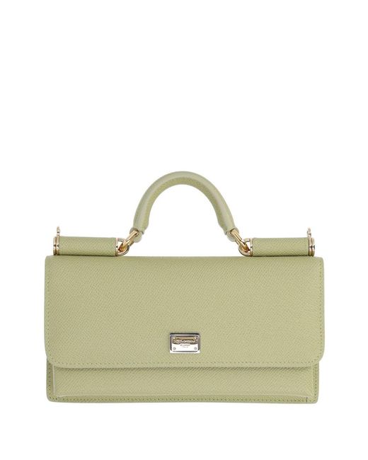 Dolce & Gabbana Green Leather Mini Bag