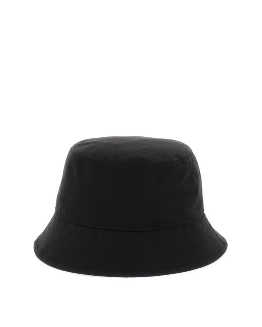 Y-3 Black Logo Patch Bucket Hat