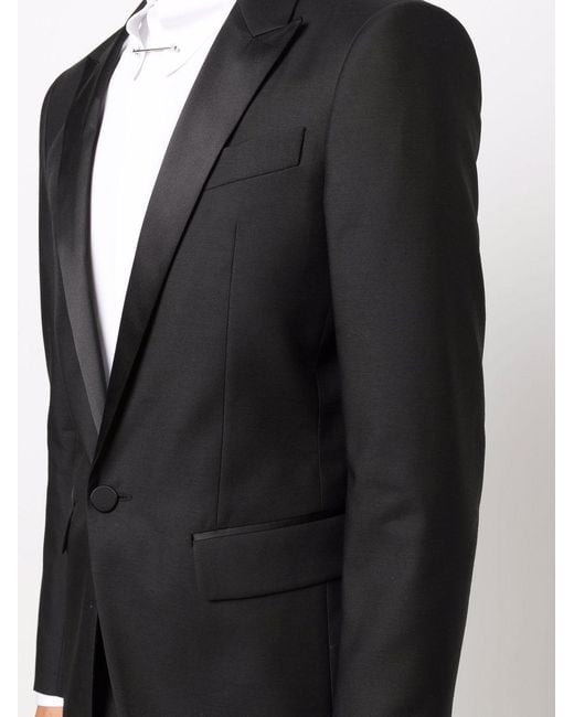 DSquared² Black Suit Berlin Virgin Wool Suits for men