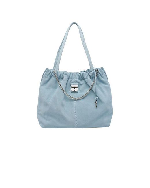 Marc Jacobs Blue Tote Bag Cow Leather Tote-Bags