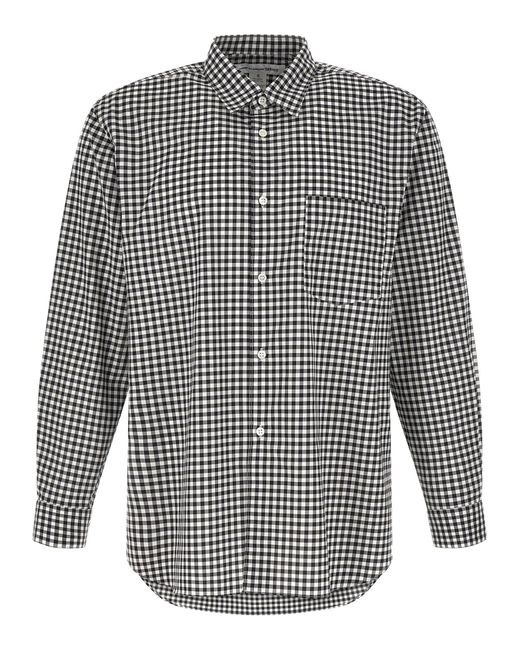 Comme des Garçons Gray Cotton Blouse for men
