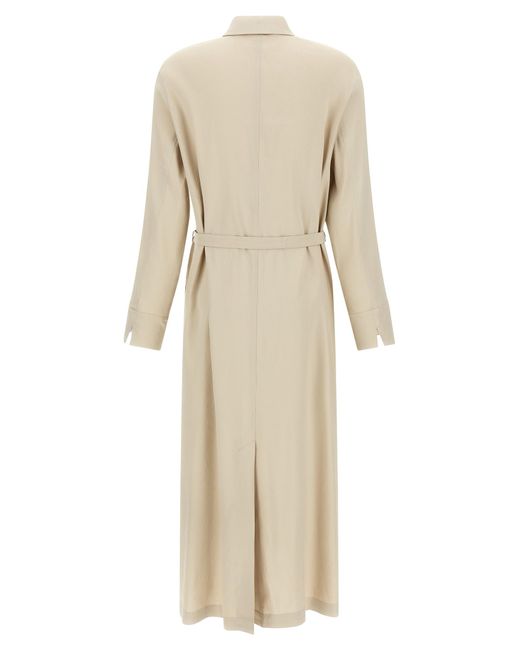 Max Mara Natural Linen Long Dress