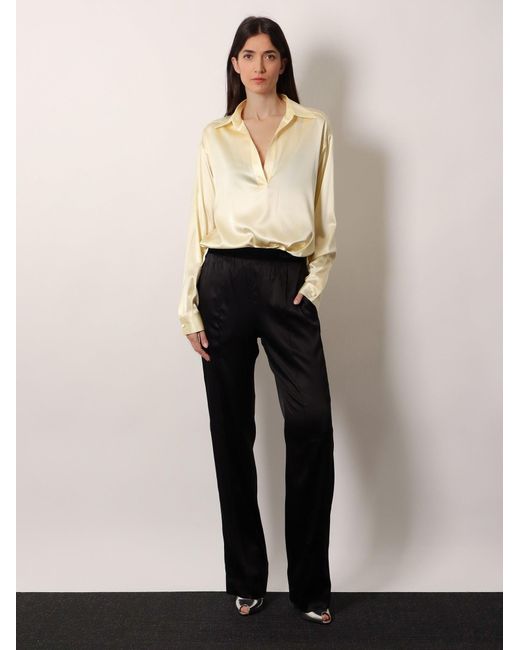 Tom Ford Black Stretch Satin Trousers