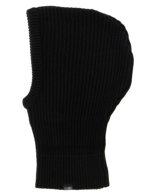 MM6 by Maison Margiela Black Wool Hat