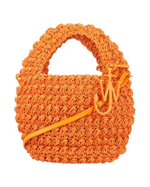 J.W. Anderson Orange Popcorn Basket Bag