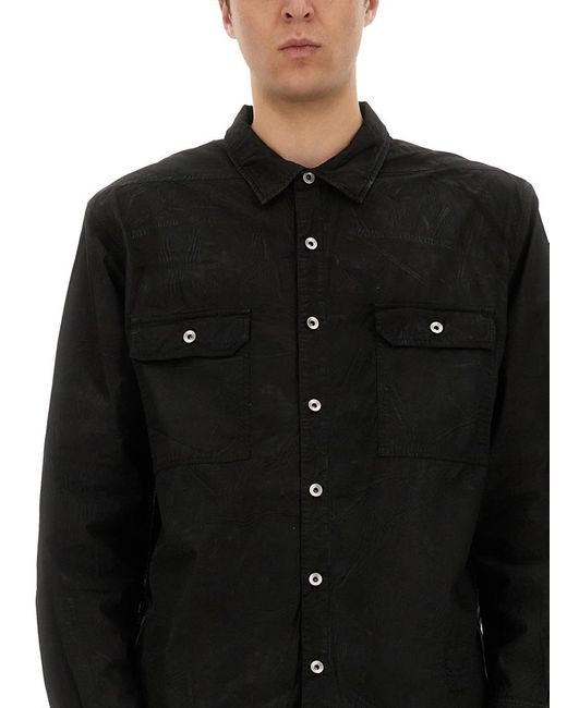 Rick Owens Black Jumbo" Outershirt for men