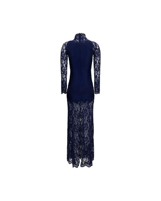 Rabanne Blue Polyamide Long Dress