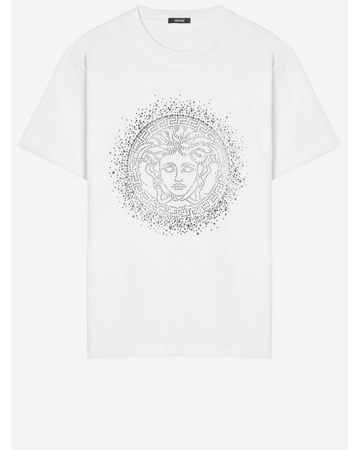 Versace White Cotton T-Shirt T-Shirts & Jerseys