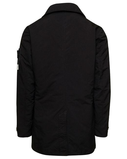 Stone island clearance double breasted jacket