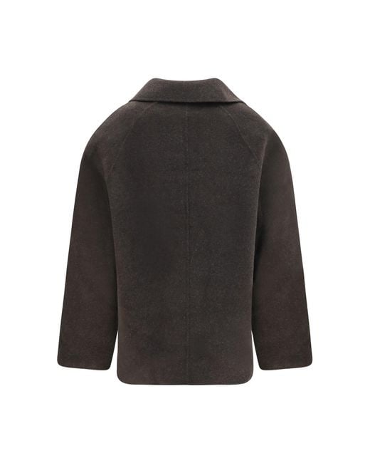 Loulou de Saison Black Neil Wool Cashmere Jacket