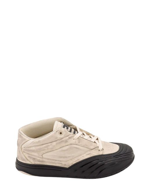 Givenchy White Skate Distressed Sneakers for men