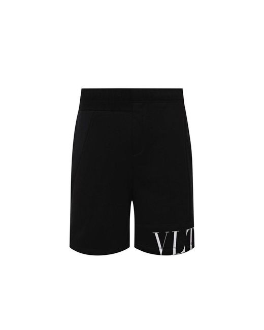 Valentino Garavani Black Track Shorts for men