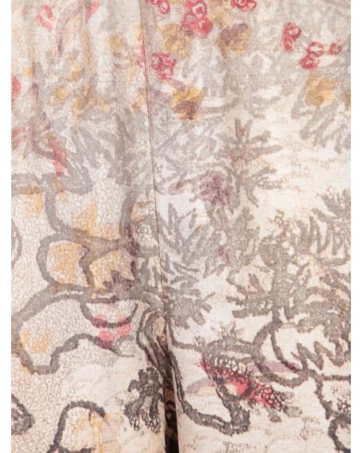 Pierre Louis Mascia Multicolor Print Trousers