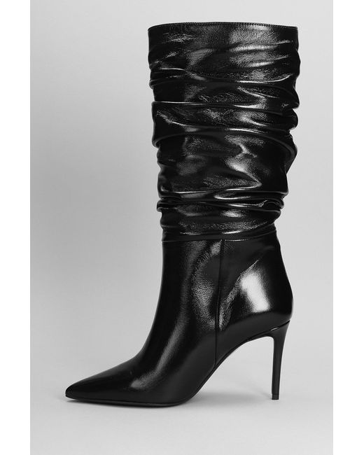 Marc Ellis High Heels Boots In Black Leather Lyst
