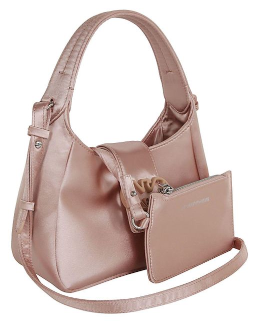 Emporio Armani Pink Hobo Bag