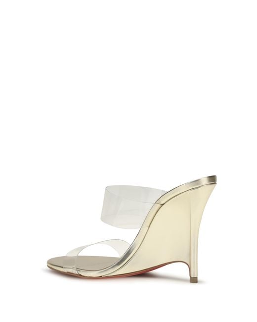 Christian Louboutin White Solo Zee Mules Sandal