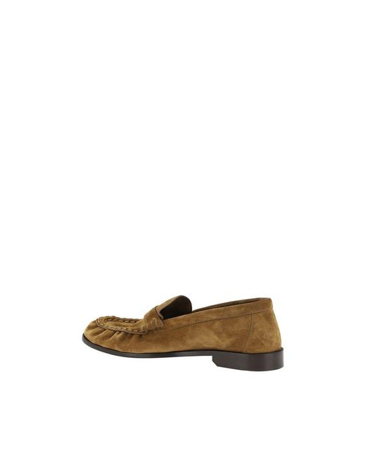 Saint Laurent Natural Brown Calf Leather Bos Taurus Slip for men