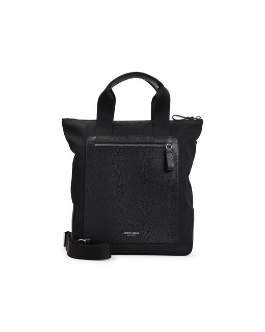 Giorgio Armani Black Logo Tote for men