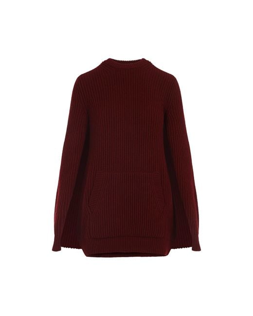 Max Mara Purple Astoria Knit Mini Dress