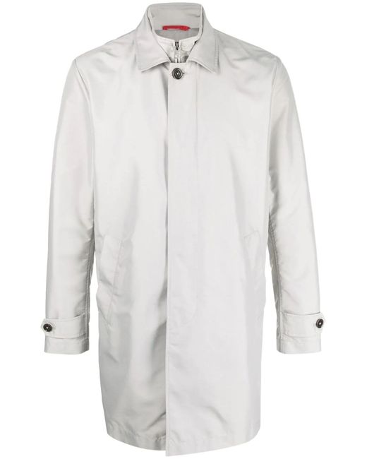 Fay White Morning Coat Raincoat for men