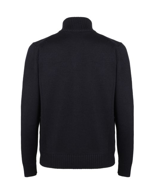 Slowear Blue Cardigan Virgin Wool Cardigans for men