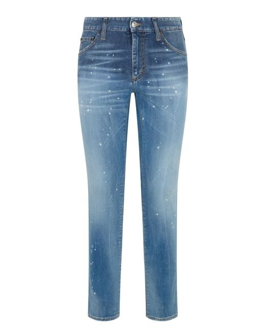 DSquared² Blue Skinny Jeans Medium Cotton for men