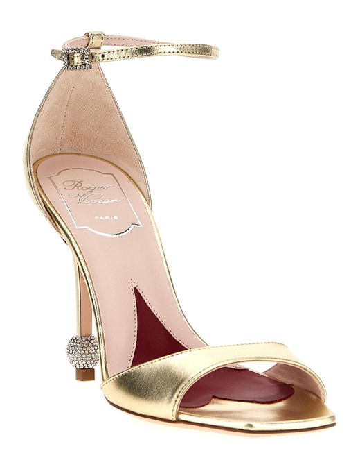 Roger Vivier Metallic 'Marlene' Sandals