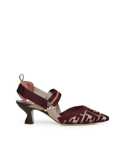 Fendi Brown Colibrì Slingbacks