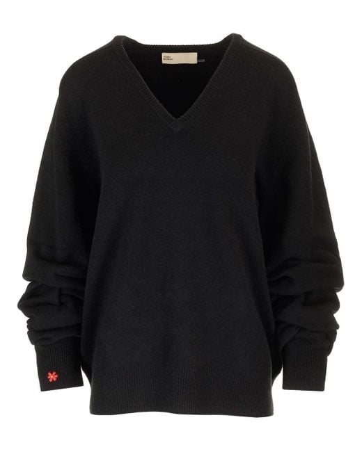 Tory Burch Black Relaxed Fit Sweater