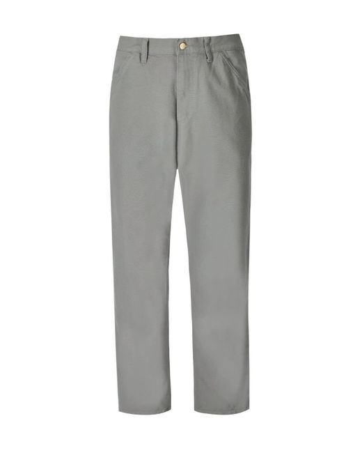 Carhartt Gray Single Knee Grey Trousers for men
