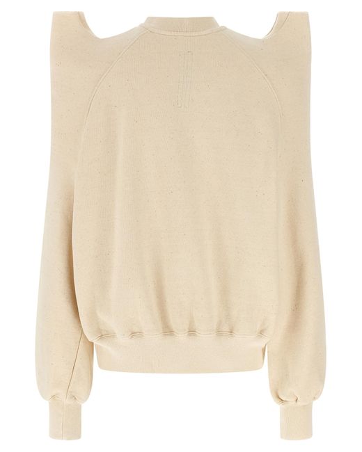 Rick Owens Natural 'Tecsweat' Sweatshirt