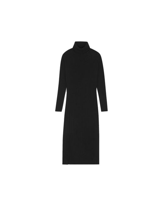 Saint Laurent Black Cashmere Dress