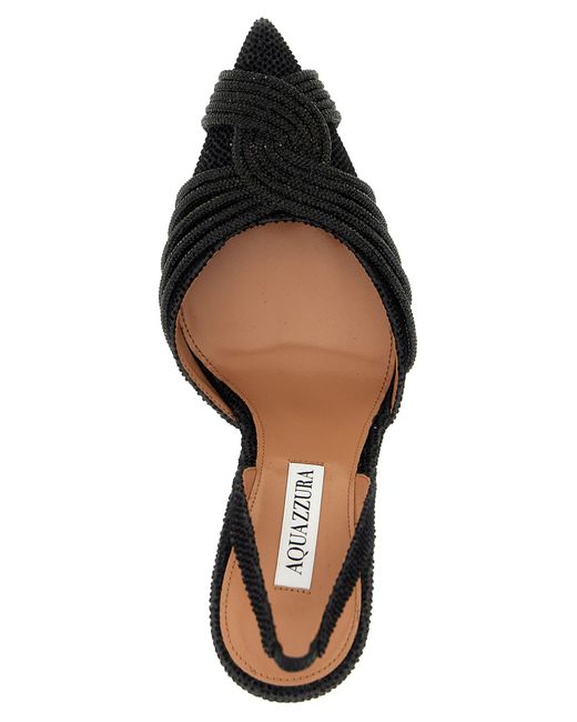 Aquazzura Black Gatsby Slingback