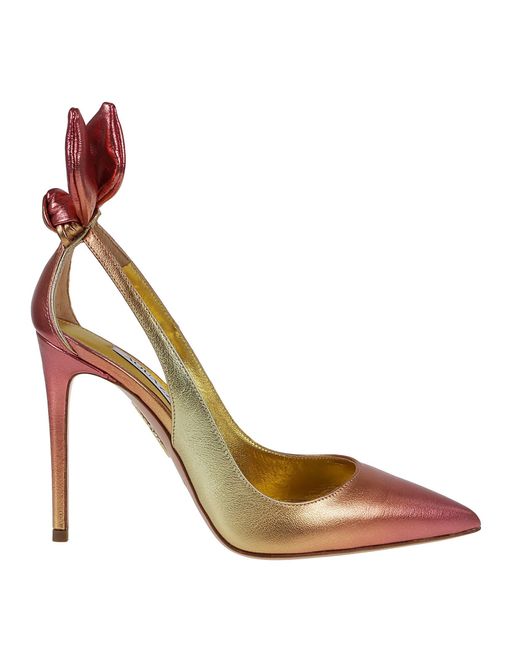 aquazzura bow tie pump 85