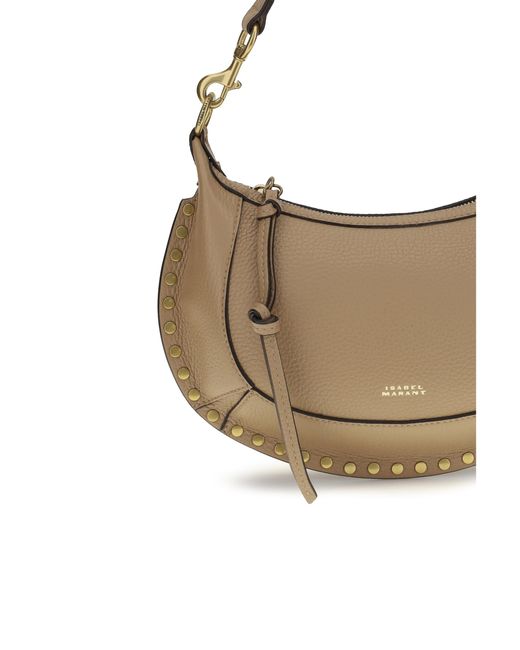 Isabel Marant White Shoulder Bag Oskan Moon Calf Leather