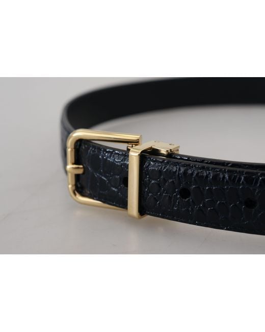 Dolce & Gabbana Black Belts