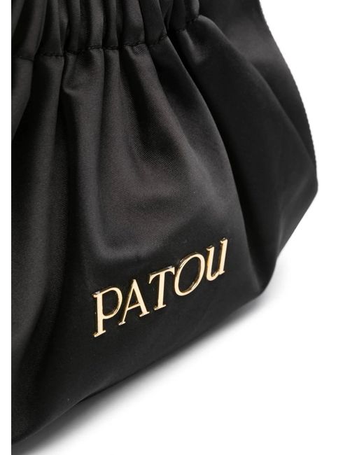 Patou Black Le Biscuit Tote Bag